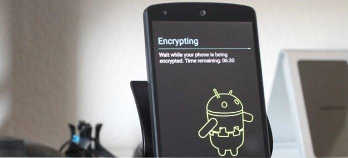 Sådan krypteres din Android-telefon