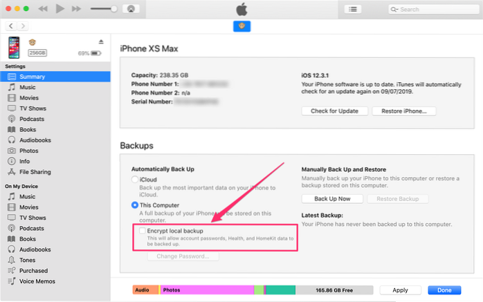 How to Encrypt Your iOS and Mac Backups