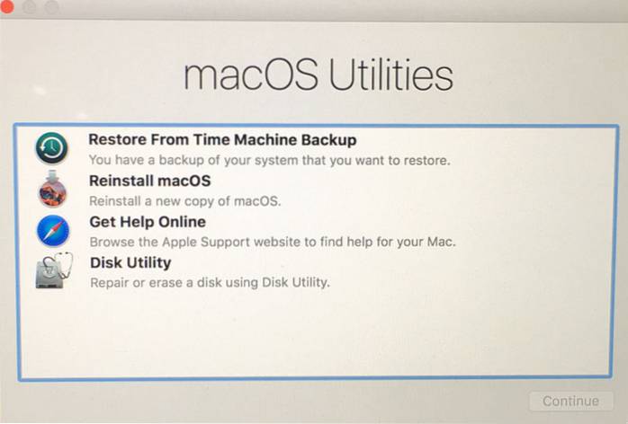Jak obnovit tovární nastavení počítače Mac