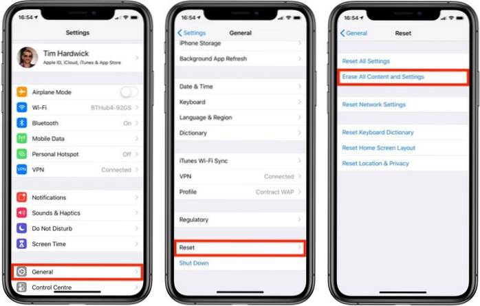 So setzen Sie Ihr iPhone auf die Werkseinstellungen zurück
