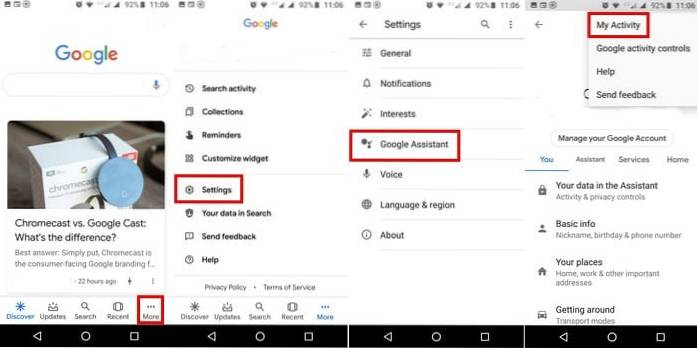 How to Find and Erase Your Google Assistant Voice Commands