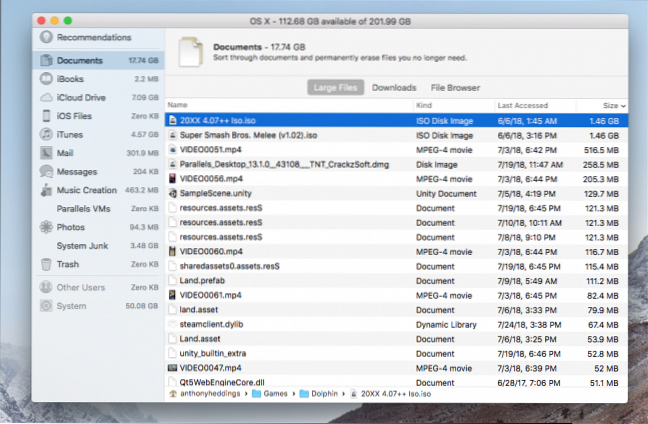 How to Find Large Files on Your Mac
