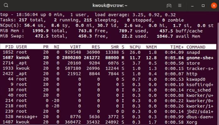 Como corrigir o alto uso de memória no Linux