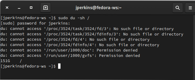 Comment corriger l'erreur «Aucun espace restant sur l'appareil» sous Linux