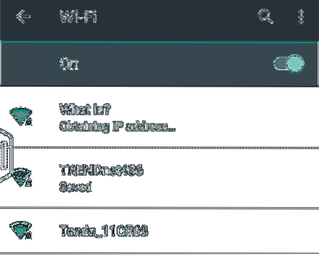 Comment réparer l'erreur d'obtention d'adresse IP sur Android