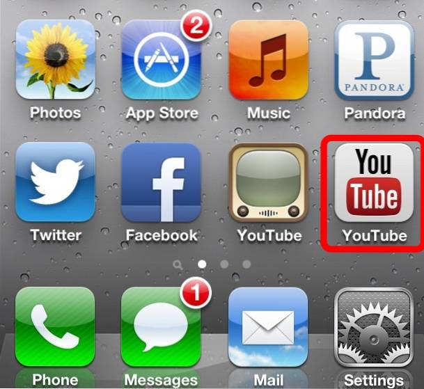 Come recuperare l'app YouTube su iOS 6