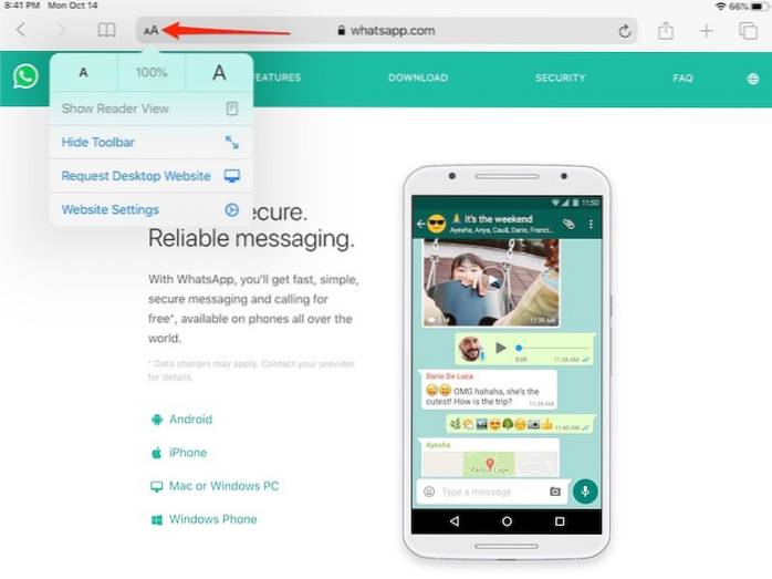 Sådan får du WhatsApp på din iPad uden jailbreaking