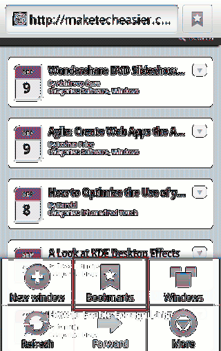 Comment augmenter la taille de la police de Google Reader dans le navigateur Android