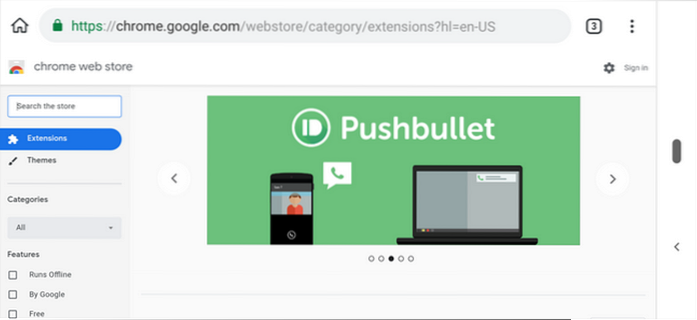 Cum se instalează extensiile Chrome pentru desktop pe Android