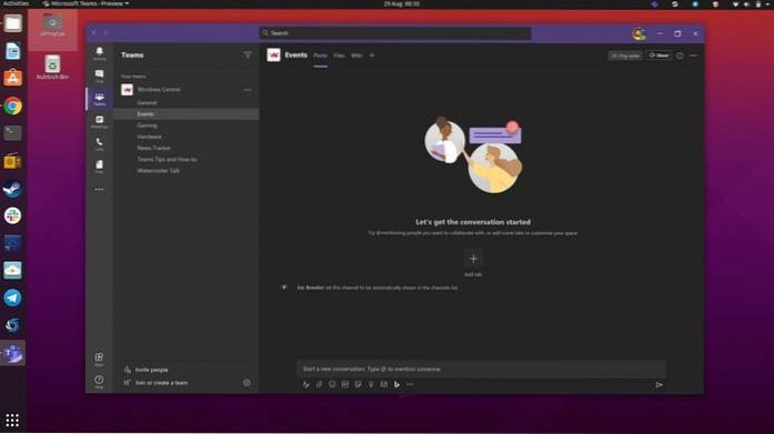 How to Install Microsoft Teams on Linux