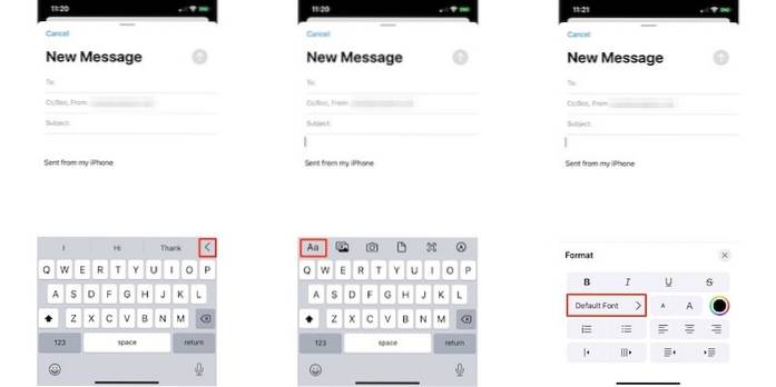 Comment installer de nouvelles polices sur iOS 13