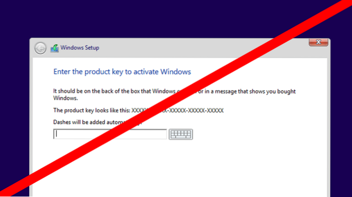 cum se instalează Windows 8.1 fără cheie