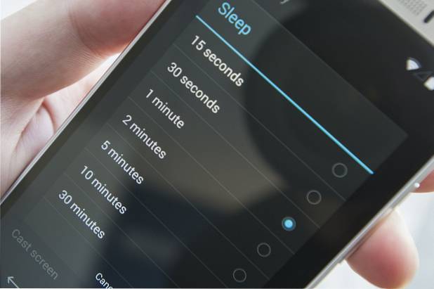 Jak ponechat obrazovku Androidu při čtení