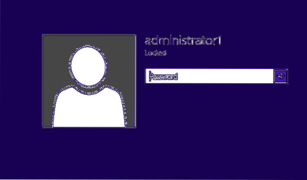 hvordan man låser windows 8 med adgangskode