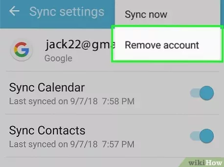 Jak se odhlásit z Googlu v systému Android