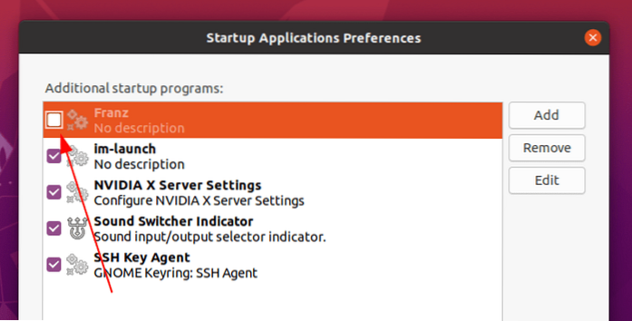 Come gestire le tue applicazioni di avvio in Ubuntu