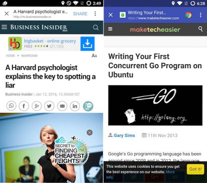 Como abrir todos os links diretamente no Chrome em todos os aplicativos Android