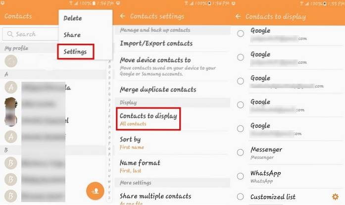 So organisieren Sie Ihre Kontakte auf jedem Android-Gerät