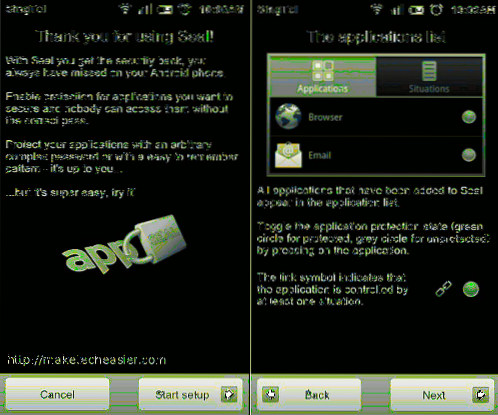 Jak zabránit neoprávněnému přístupu k vašim aplikacím pomocí aplikace Seal [Android]