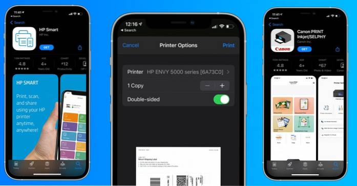 Como imprimir do seu iPhone ou iPad