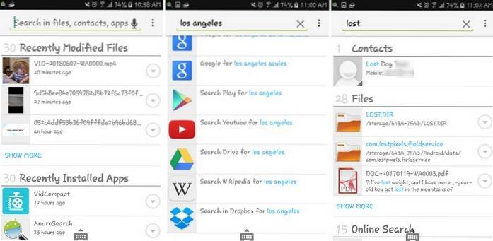 Come cercare rapidamente qualsiasi cosa sul tuo dispositivo Android