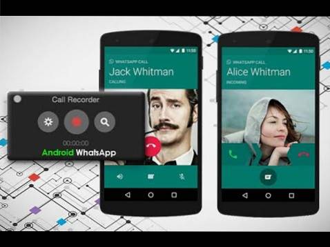 Sådan optages WhatsApp video- og taleopkald