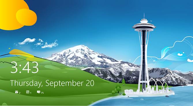 come rimuovere lo sfondo della schermata di blocco in Windows 8