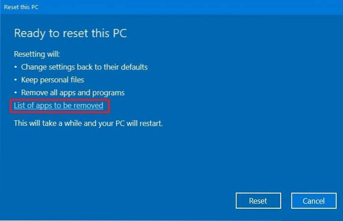 How to Reset Programs to their Default Settings in Windows