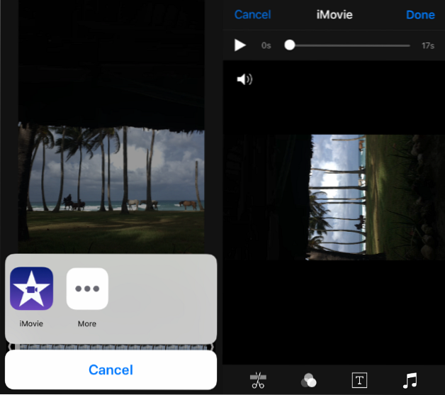 Como girar um vídeo no seu iPhone