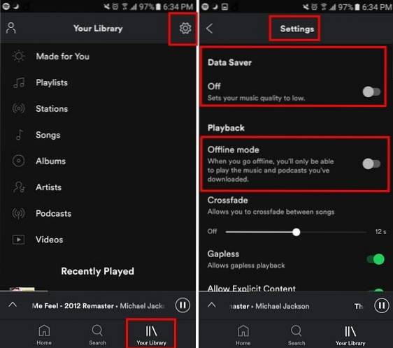 How to Save Data Usage in Spotify