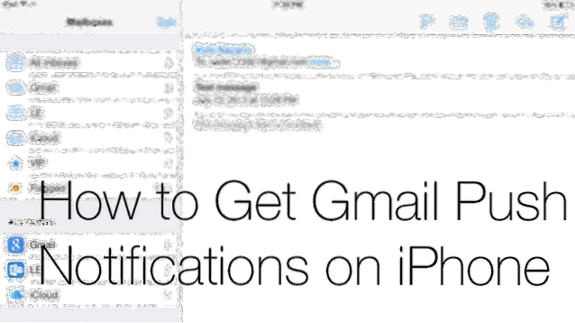 Hvordan sette opp pushvarsling for Gmail på iPhone