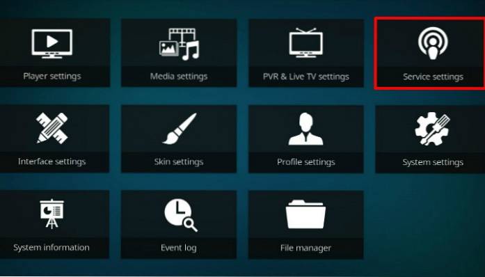 Jak nastavit dálkové ovládání na Kodi s Kore