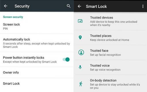 Cum se configurează Smart Lock pentru Android
