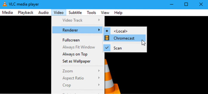 How to Stream Video or Audio From VLC to Chromecast