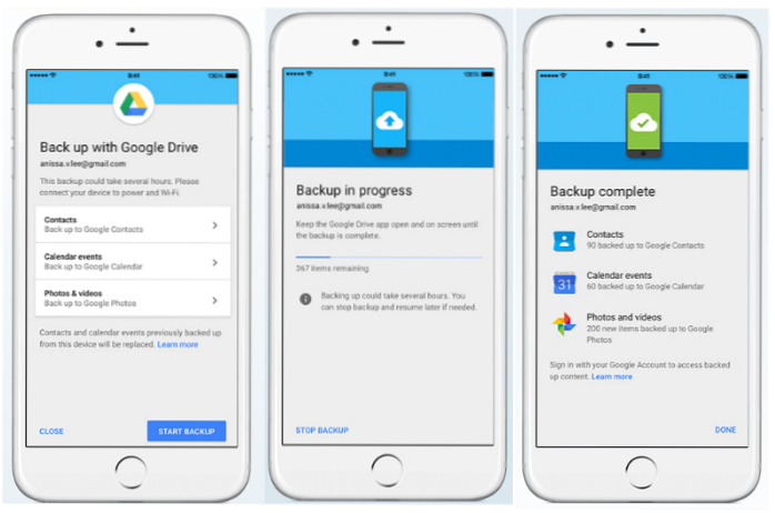 So wechseln Sie mit Google Drive Backup von iOS zu Android