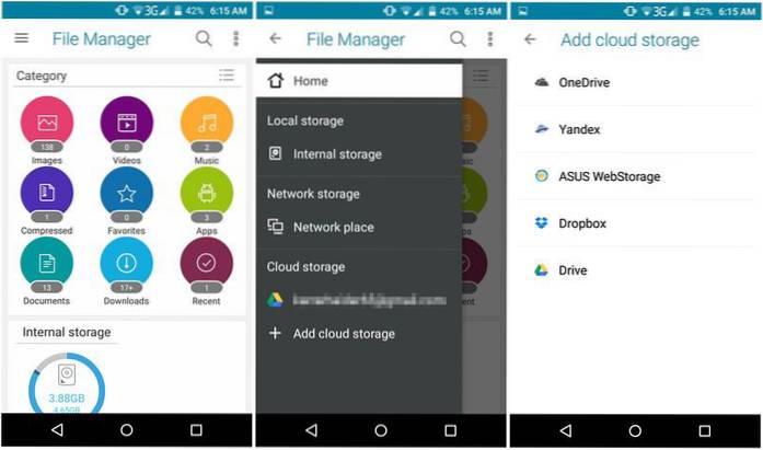 Jak synchronizovat soubory s různými poskytovateli cloudového úložiště v systému Android (bez instalace velkého počtu aplikací)
