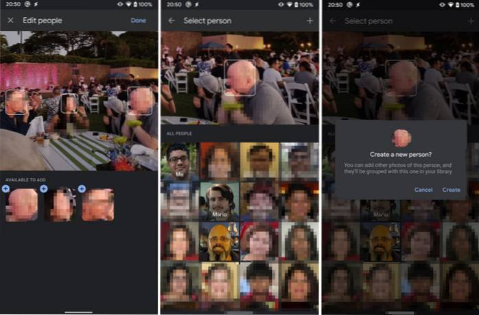 Jak ručně označovat tváře ve Fotkách Google