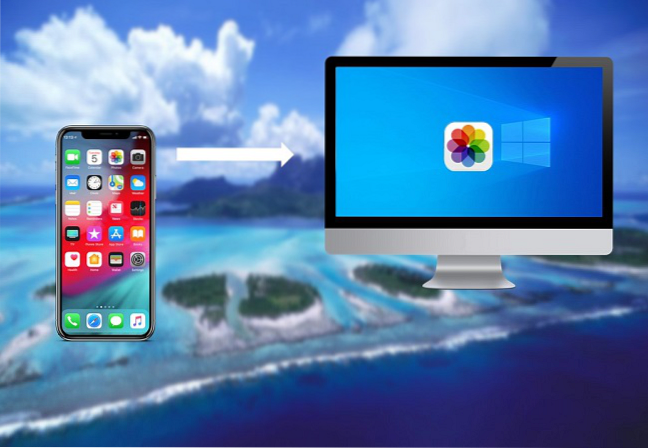 comment transférer des photos d'iPhone vers PC sans Windows 10 iTunes
