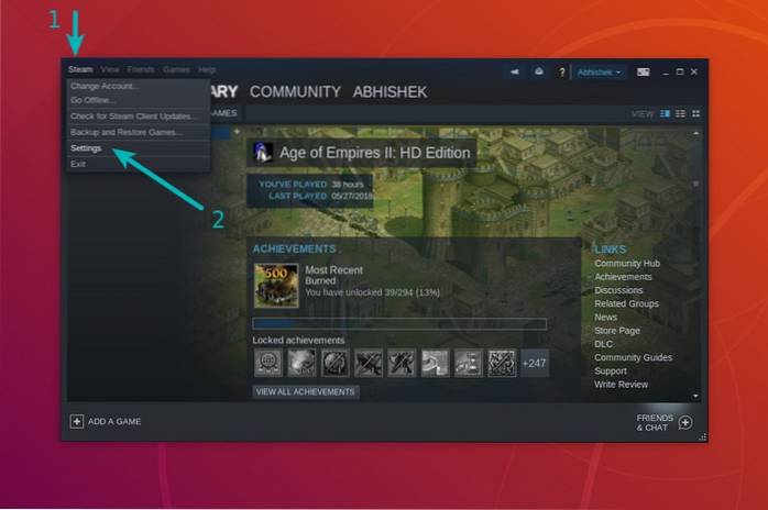 Jak používat Steam Play k hraní her Windows v systému Linux
