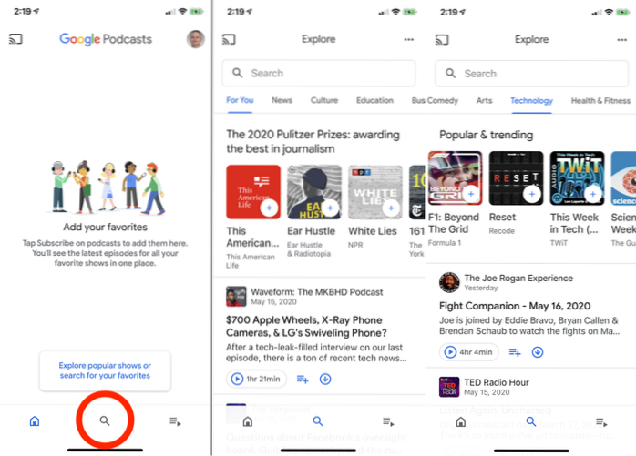 How to Use the New Google Podcasts App