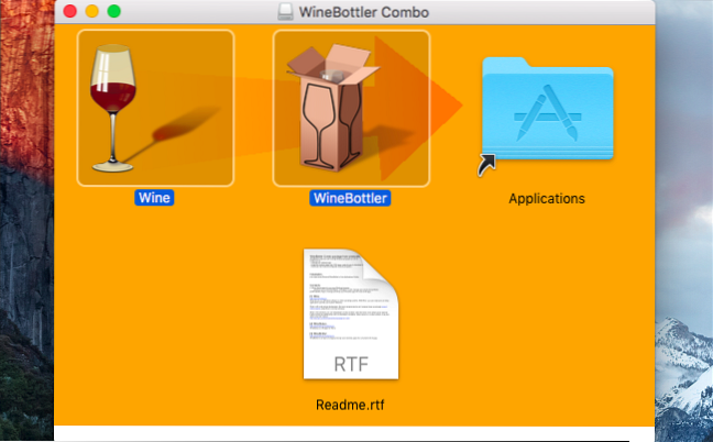 hur man använder vin på mac
