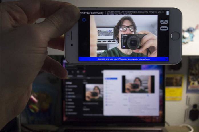 How to Use Your iPhone as a Webcam