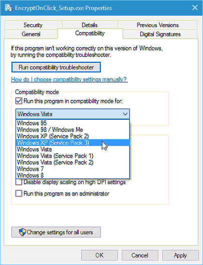 jak funguje režim kompatibility se systémem Windows