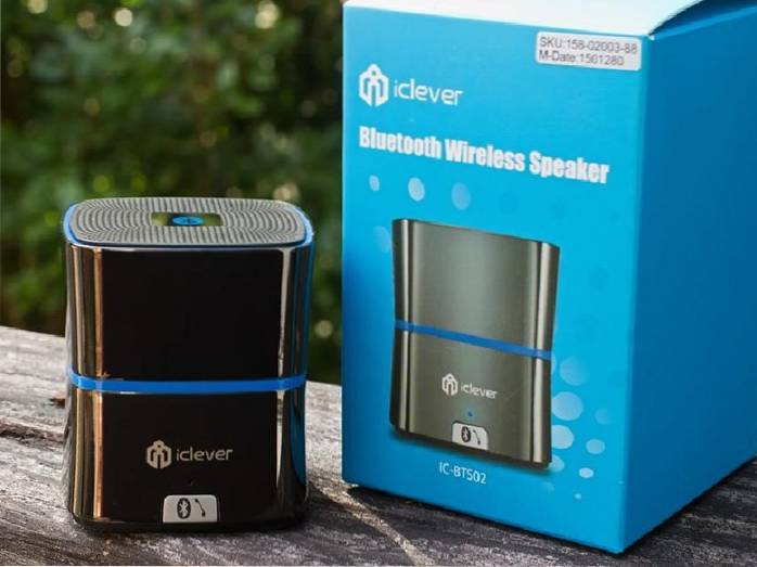 iClever Mini bærbar Bluetooth-høyttaleranmeldelse