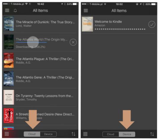 Kindle for iPhone-app, der forbinder det hele sammen