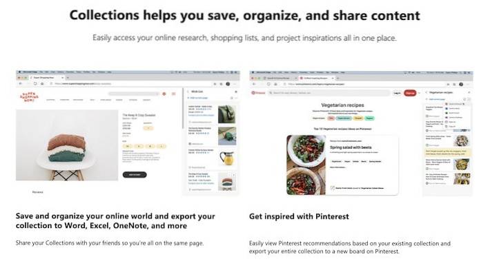 Microsoft Edge Collections vs. Segnalibri quale è giusto per te?