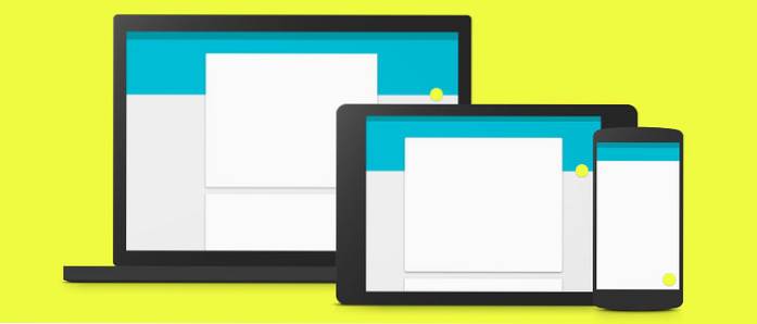 MTE vysvětluje, co je rozhraní Google „Material Design“ pro Android?