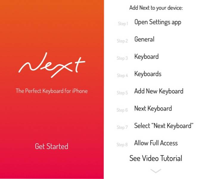 Next Beautifully-Designed Third-Party Keyboard for iOS