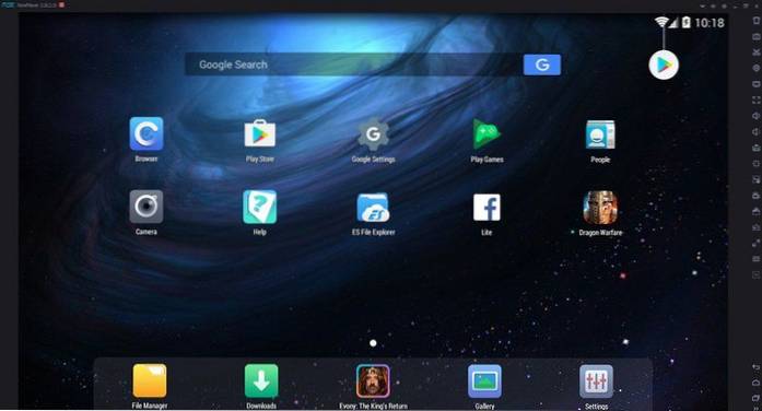 Nox App Player Un bellissimo emulatore Android per PC e Mac
