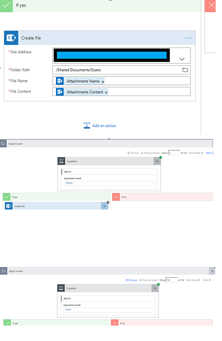 power automate save email attachment to sharepoint